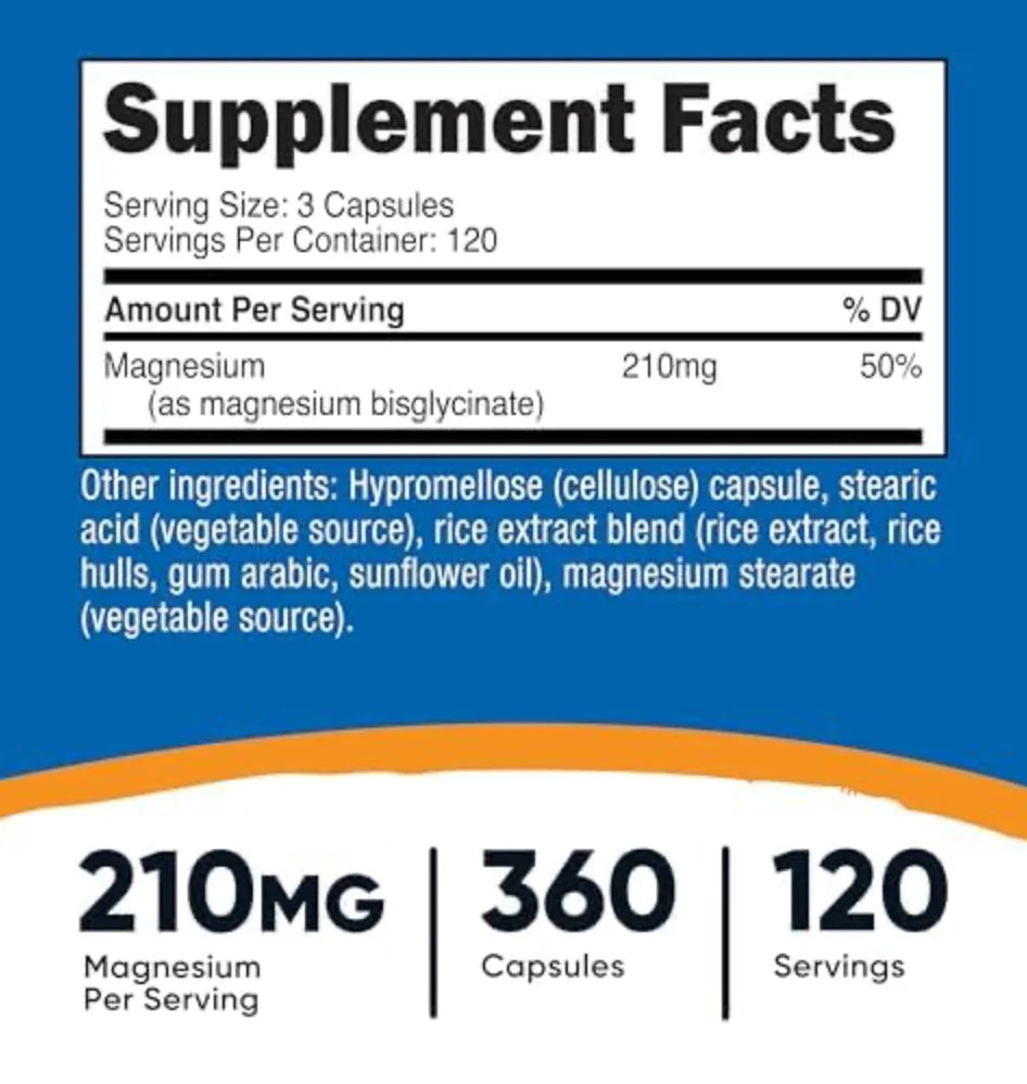 Magnesium Glycinate 210mg